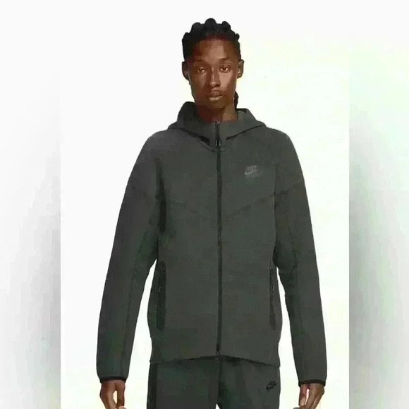 Men's Sportswear Tech Fleece Windrunner Tracksuit Anthracite black FREE SHIPPING - Picture 1 of 7